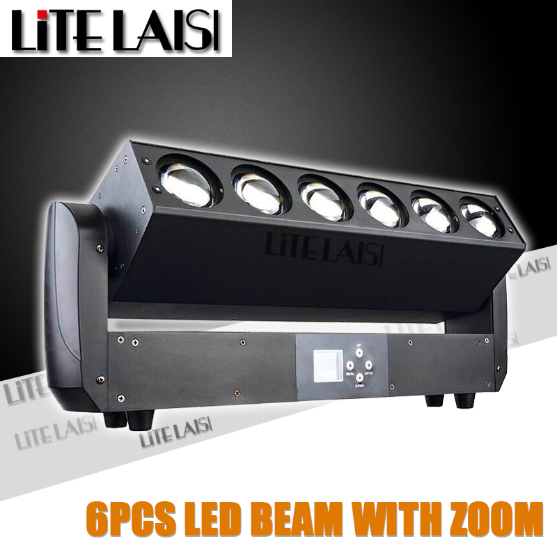 6颗60W调焦染色摇头灯  6X60W RGBW LED Moving Head Beam Light